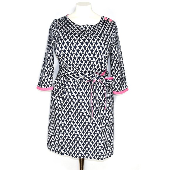 Lilly Pulitzer Dresses & Skirts - Lily Pulizer Geometric Shift Dress XL